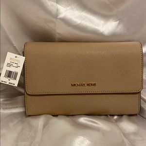 Jet set travel 3 in 1 wristlet clutch crossbody